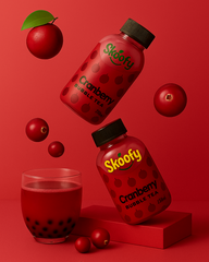 Skoofy Cranberry Bubble Tea